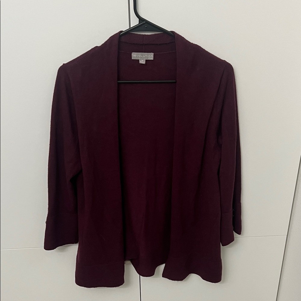Rich Plum Cardigan